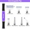 Diamond Art Painting Pen, Upgrade Dual Rubber Metal Screw In Tip Round And Square Drill Pen